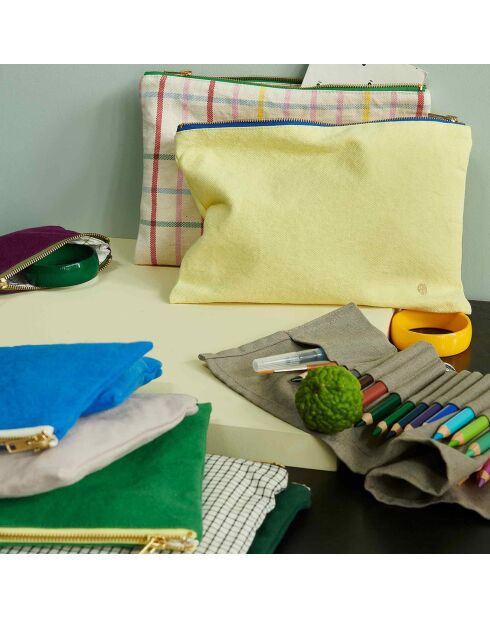 Pochette en Coton Bio Fair Play L multicolore