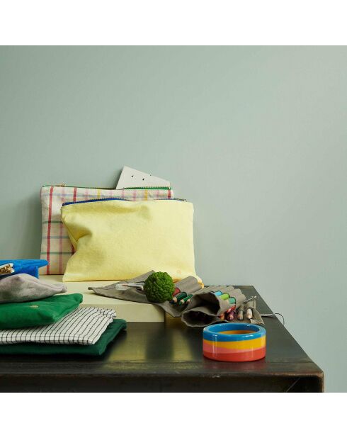 Pochette en Coton Bio Iona L sunshine - 19x28x1 cm