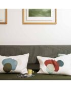 Housse de coussin 100% Lin Pia caramel - 60x40 cm