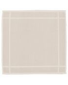 Essuie-mains Loess ivoire - 50x50 cm