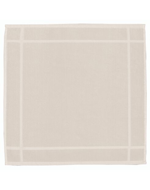 Essuie-mains Loess ivoire - 50x50 cm