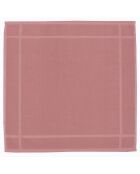 Essuie-mains Loess bois de rose - 50x50 cm