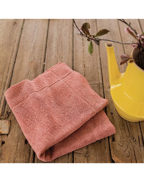 Essuie-mains Loess bois de rose - 50x50 cm