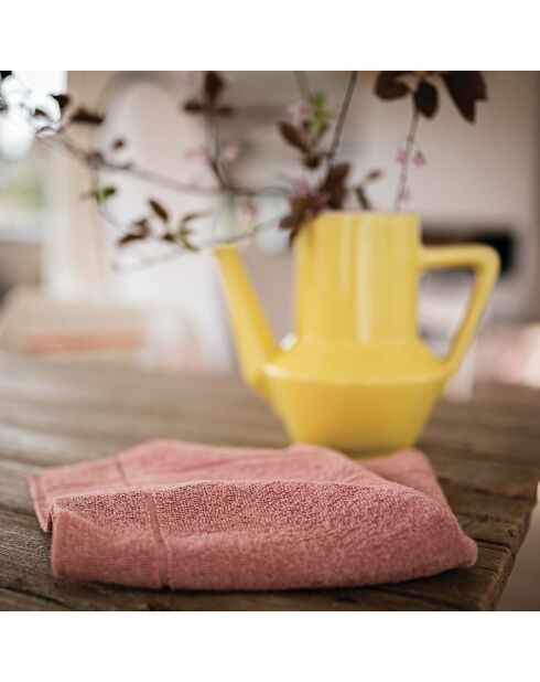 Essuie-mains Loess bois de rose - 50x50 cm