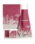 Tablier de cuisine en Coton Bio Evaos orchidée - 72x85 cm
