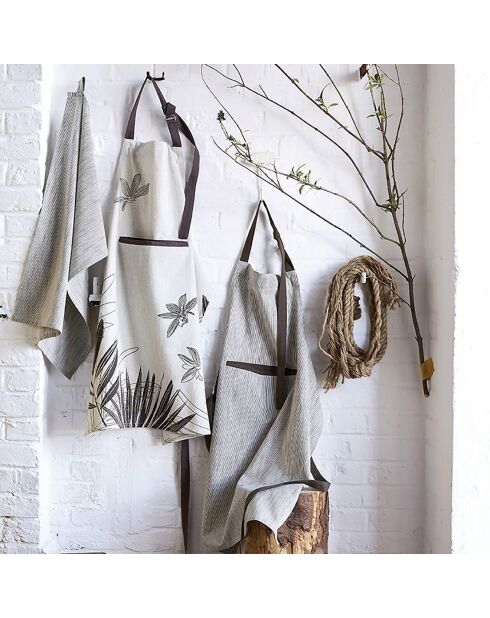 3 Torchons en Coton Bio Moana naturel - 50x70 cm