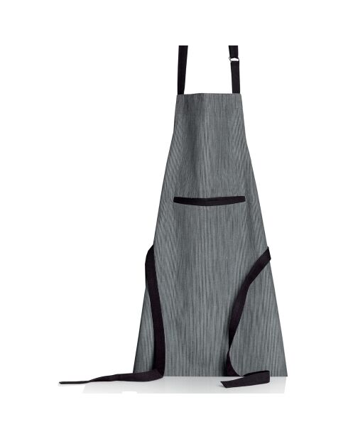 Tablier de cuisine en Coton Bio Moana ombre - 72x85 cm