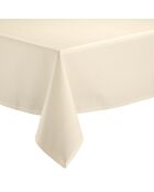 Nappe en Coton Bio Gamme unie crème - 150x250 cm