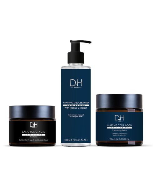 Pack Nettoyant & Exfoliant - 3 pièces