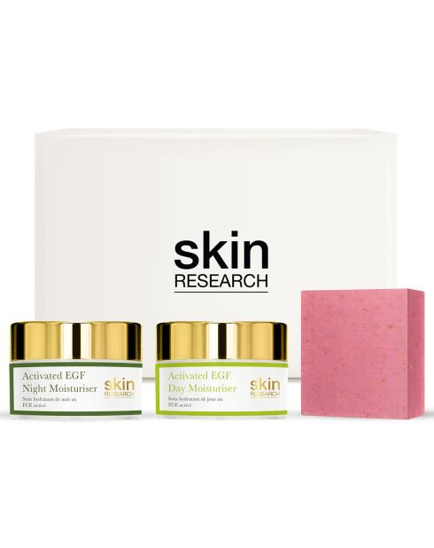 Coffret Cadeau de soins anti-âge EGF - 3 pièces