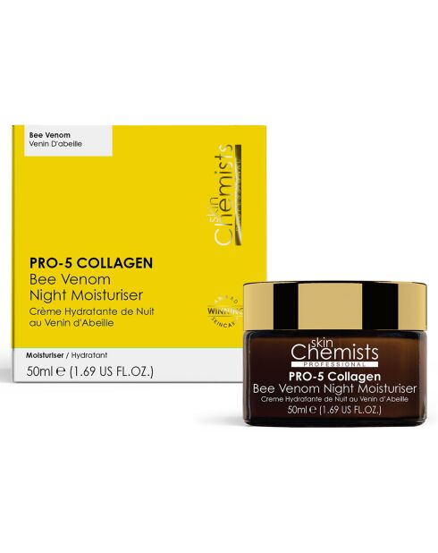 Pro-5 Nachtcrème met bijengif en collageen - 50 ml