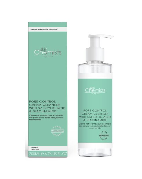 Nettoyant moussant Pore Control à l'acide salicylique et à la niacinamide - 200 ml