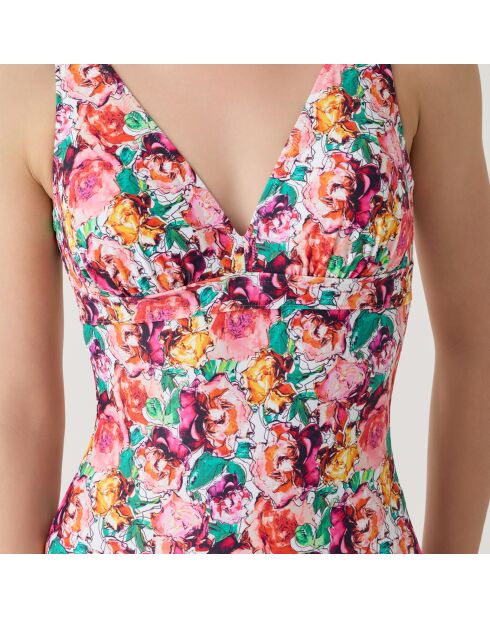 Maillot de bain 1 pièce triangle moulé Hortense rose