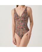 Maillot de bain 1 Pièce Tanza marron