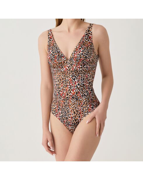 Maillot de bain 1 Pièce Tanza marron