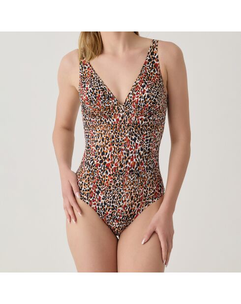 Maillot de bain 1 Pièce Tanza marron