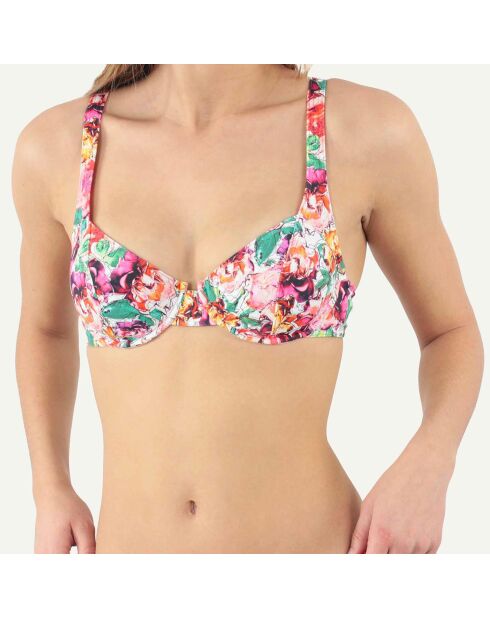 Haut de maillot soft armatures Hortense rose