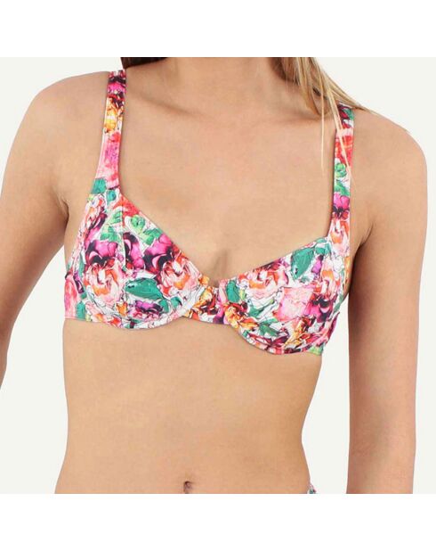Haut de maillot soft armatures Hortense rose