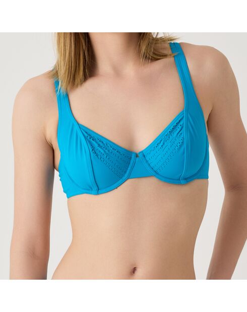 Haut de maillot de bain Darling bleu