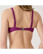 Haut de maillot de bain Longbeach violet