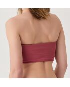 Haut de maillot de bain Allure rouge terracotta