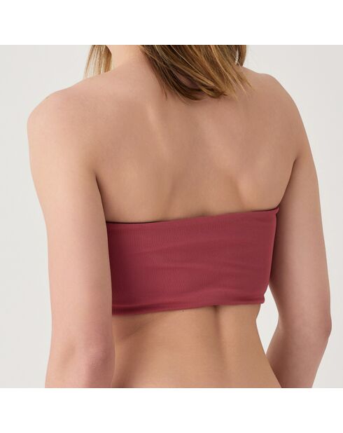 Haut de maillot de bain Allure rouge terracotta