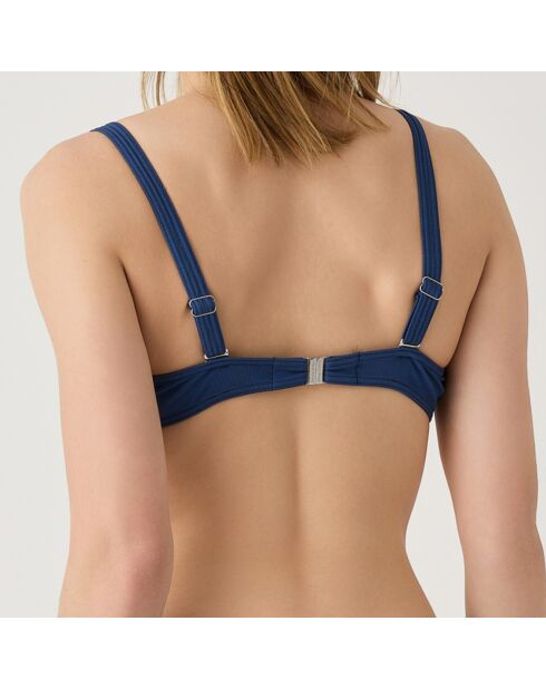 Haut à armatures Allure bleu marine