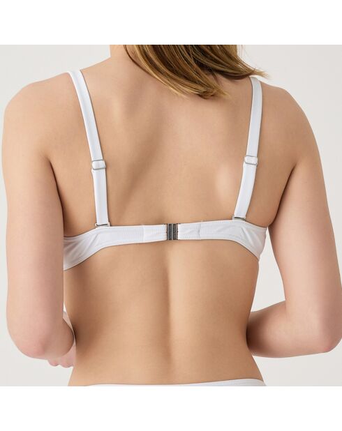 Haut de maillot de bain balconnet à coques Allure blanc