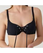 Haut de maillot de bain balconnet à coques Allure noir