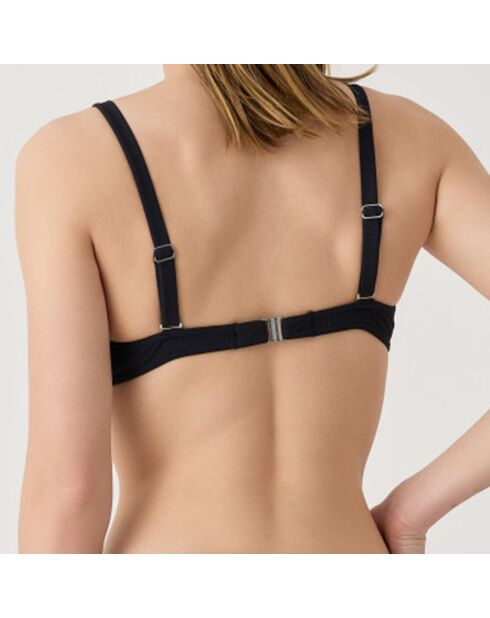 Allure schwarzes Balconnet-Bikinioberteil