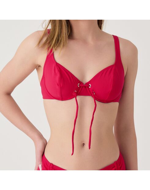 Haut à armatures Allure rouge