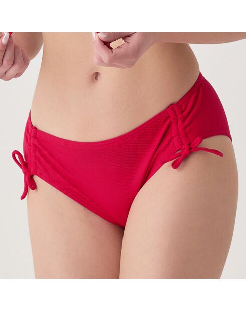 Bas de maillot de bain réglable Allure rouge