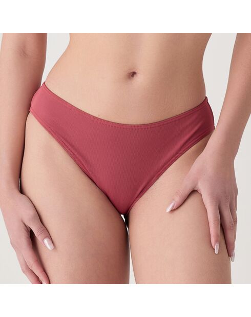 Bas de maillot de bain Allure rouge terracotta