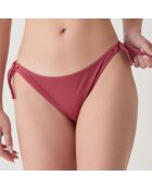 Bas de maillot de bain Allure rouge terracotta