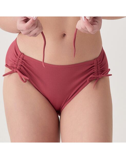 Bas de maillot de bain Allure rouge terracotta