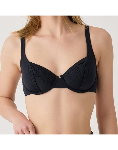 Haut de maillot de bain Darling noir