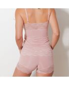 Ensemble Caraco & Shorty Nouma rose