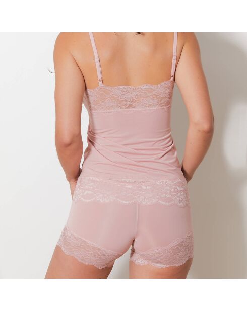 Ensemble Caraco & Shorty Nouma rose