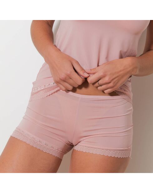 Ensemble Caraco & Shorty Samal rose