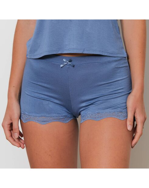 Ensemble Caraco & Shorty Dalo bleu