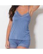 Ensemble Caraco & Shorty Vano bleu