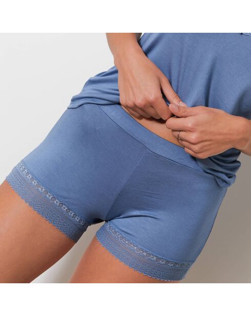 Ensemble Caraco & Shorty Vano bleu