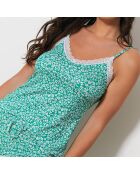 Ensemble Caraco & Shorty Calo vert