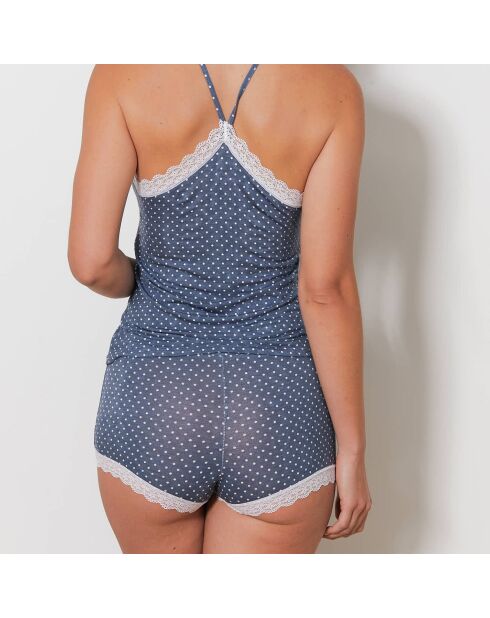Ensemble Caraco & Shorty Napo bleu
