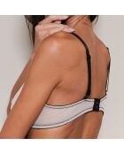 Soutien-gorge paddé Beatriz beige/noir