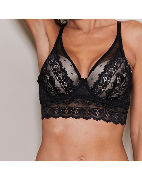 Soutien-gorge paddé Pili noir