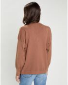 Gilet en Cachemire mélangé Gino beige foncé