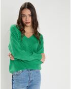 Pull Chola en Cachemire mélangé vert