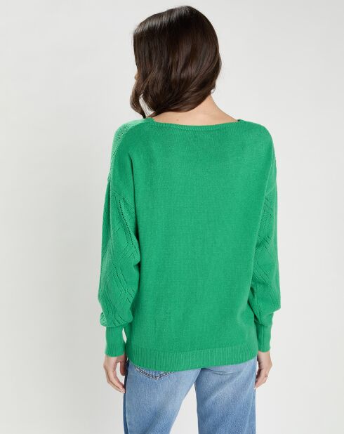 Pull Chola en Cachemire mélangé vert