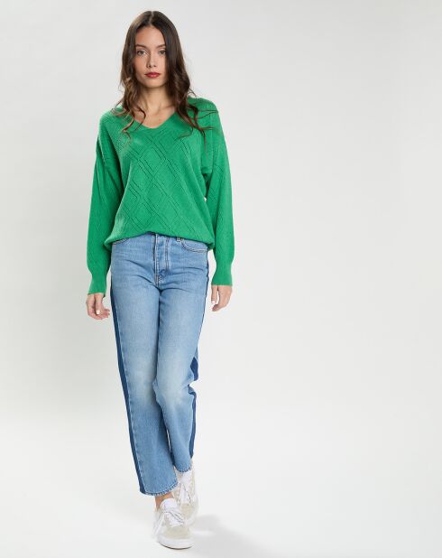 Pull Chola en Cachemire mélangé vert
